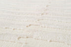 Revival Rugs Soloba 6'7"x9' Washable Area Rug for Living Room Bedroom - 100% Recycled Oeko-TEX Certified, Medium Pile, Beige, Cream