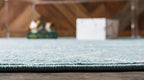 Unique Loom Trellis Frieze Collection Area Rug - Geometric (9' x 12' 2", Light Blue/ Ivory)