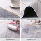 Rustic Country Woodland Rug, 3.3x7ft, Bohemian Forest Woodland Animal Bear Wolf Multicolor Country Rug, Southwestern Native American Hunting Hallway Carpet, Washable Fade Resistant Throw Rug