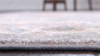 Unique Loom Salzburg Collection Classic Traditional Design Oriental Inspired Border Area Rug (7' 0 x 10' 0 Rectangular, Gray/Beige)