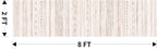 2x8 Pink Runner Rug Machine Washable Non Slip Area Rug Distressed Neutral Moroccan Boho Rug Ultra Soft Floor Runners for Hallways for Entryway Laundry Room Kitchen