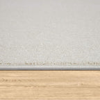 Paco Home Solid Area Rug in Cream Modern Plain Design, Size: 2'8" x 4'11"