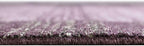 Rugs.com Angelica Collection Rug – 10 Ft Runner Violet Medium Rug Perfect for Hallways, Entryways