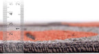 Unique Loom Outdoor Modern Collection Area Rug - Chicago (5' 3" Round Brown/Orange)