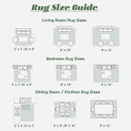 Area Rug 6x9 Washable Rug, Vintage Boho Medallion Rugs Non-Slip Soft Low Pile Large Distressed Rug Indoor Retro Carpet for Living Room Bedroom Dining Room Home Office (Sage Green, 6'x9')