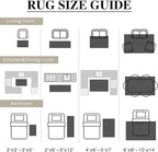 Washable Rug 9x12 Area Rug for Living Room Gray Vintage Boho Medallion Large Grey Distressed Retro Carpet Non Slip Indoor Low Pile Small Soft Bedroom Dining Room Home Office