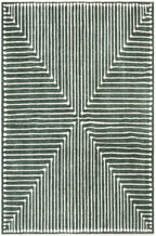 GLN Rugs Contemporary Collection - Machine Washable Area Rug, Contemporary Washable, Non Slip, Low Pile Chenille Rug, Living Room, Bedroom, Kitchen Rug (3' x 5' Beige Green)