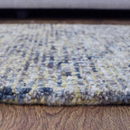 Hand Tufted Wool ECO-Friendly Area Rugs - 2'6''x11', Runner Shape, Light Green, Solid Plain Design, High Pile Thick Handmade Area Rugs for Living Room, Bed Room (KWC111)