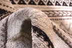 Alfa Rich 3x10 White Black Gray Washable Area Rugs for Living Room Hallway Kitchen Decor Runner