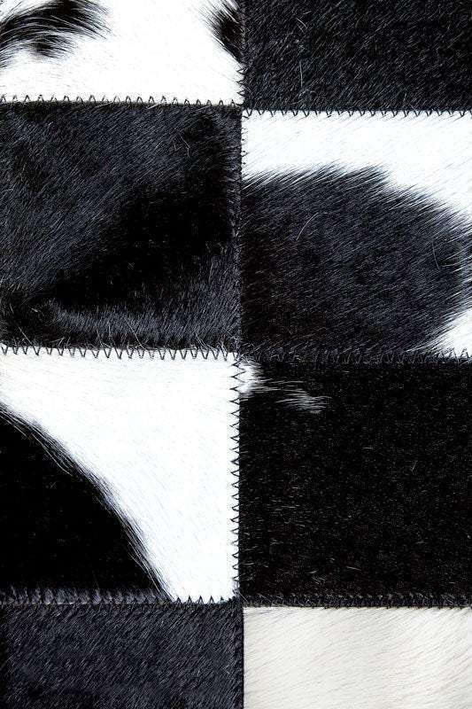 Sn Alef Home Black & White Round Rug | Checkered Floral Designer Carpet for Living Room | Handcrafted Circular Floor Mat for Home Decor & Meditation Space(3x3)