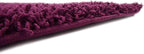 Unique Loom Solid Shag Collection Area Rug (8' Square, Eggplant Purple)