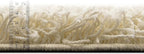 Unique Loom Solid Shag Collection Area Rug (2' 6" x 13' 1" Runner, Pure Ivory)