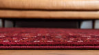 Unique Loom Tekke Collection Over-Dyed Saturated Traditional Torkaman Area Rug (5' 0 x 8' 0 Rectangular, Red/Burgundy)