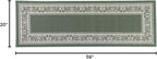 Floral Border Rug