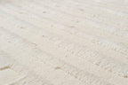 Revival Rugs Soloba 3'11"x6'1" Machine Washable Area Rug for Kitchen Bedroom - 100% Recycled Oeko-TEX Certified, Medium Pile, Beige, Cream