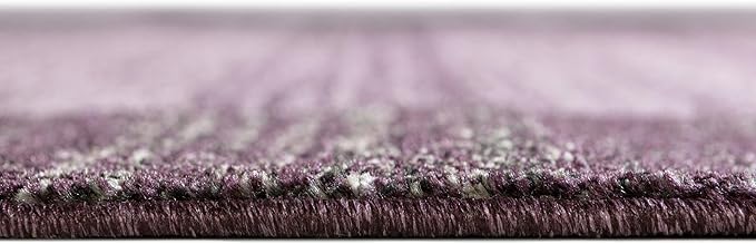 Rugs.com Angelica Collection Rug – 8' x 11' Violet Medium Rug Perfect for Living Rooms, Large Dining Rooms, Open Floorplans