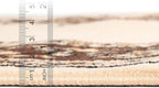 Unique Loom Reza Collection Traditional Persian Style Area Rug, Rectangular 7' 1" x 10' 0", Ivory/Brown
