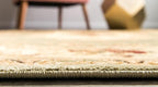 Rugs.com Chateau Collection Rug – 13' Round Green Medium Rug Perfect for Kitchens, Dining Rooms