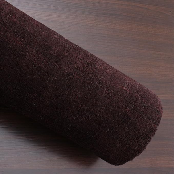 Rugsotic Carpets Hand Knotted Gabbeh Wool 3'x5' Area Rug Solid Brown L00111