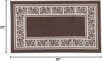 Floral Border Rug