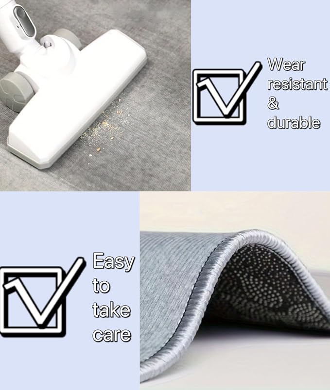 Luxury Greek Key Runner Rug, 2.6x7ft, Black Gold Arabic Style Long Hallway Rug Runners, Modern Black Gold Rugs for Living Room, Easy Clean Pet Friendly Non-Slip Mat for Entryway Floor