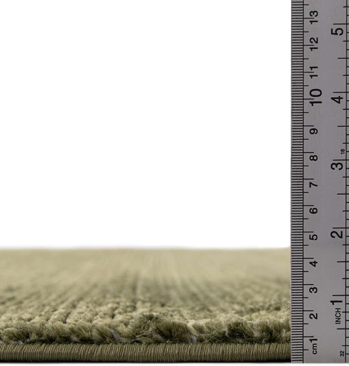 Unique Loom Finsbury Collection Area Rug - Kate (2' x 6' 1" Runner, Green)