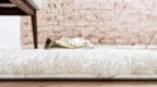 Unique Loom Solid Shag Collection Area Rug (2' 6" x 13' 1" Runner, Snow White)