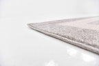 Unique Loom Athens Collection Classic Geometric Modern Border Design Area Rug (10' 0 x 13' 0 Rectangular, Gray/ Beige)