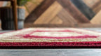 Unique Loom Versailles Collection Traditional Classic Floral Motif Area Rug (2' 7 x 10' 0 Runner, Burgundy/ Ivory)