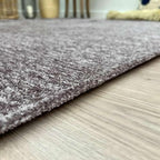 Alfa Rich 3x5 Dark Gray Washable Area Rugs for Living Room Bedroom Kitchen Cotton Decor Solid Runner