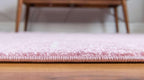 Unique Loom Trellis Frieze Collection Area Rug - Geometric (5' Octagon, Light Pink/ Ivory)