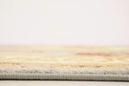 Unique Loom Versailles Collection Traditional Classic Floral Motif Area Rug (6' 0 x 6' 0 Square, Slate Blue/ Ivory)