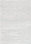 SAFAVIEH Tulum Collection Accent Rug - 2' x 4', Light Grey & Ivory, Moroccan Boho Tribal Design, Non-Shedding & Easy to Clean, Ideal for Front Door, Kitchen, Entryway, Foyer (TUL272F)