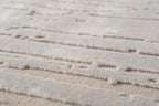 Revival Rugs Ebb 7'10"x10' Washable Area Rug for Living Room Bedroom - 100% Recycled Oeko-TEX Certified, Medium Pile, Taupe