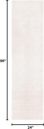Unique Loom Finsbury Collection Area Rug - Meghan (2' x 8' Runner, Ivory Beige)