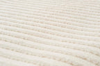 Revival Rugs Record 2'7"x9' Machine Washable Runner Rug for Hallway Entryway - 100% Recycled Oeko-TEX Certified, Medium Pile, Beige, Cream