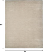 Rugsotic Carpets Hand Knotted Loom Wool ECO-Friendly Area Rugs - 3'x5', Rectangle, Red Color, Solid Plain Design, High Pile Thick Handmade Anti Skid Area Rugs for Living Room, Bed Room (L00111)