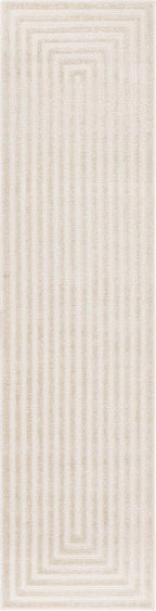 Unique Loom Sabrina Soto Sabrina Soto Outdoor Collection Area Rug - Prescott (2' 7" x 10' Runner Beige/Ivory)