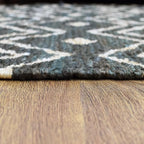 Rugsotic Carpets Hand Woven Flat Weave Kilim Wool ECO-Friendly Area Rugs - 10'x13', Rectangle Shape, Gold Color, Solid Plain Design, Low Pile Handmade Rugs for Living Room, Bed Room (D00111)