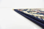 Unique Loom Narenj Collection Classic Traditional Medallion Textured Design Area Rug, 3 x 13 ft, Navy Blue/Tan