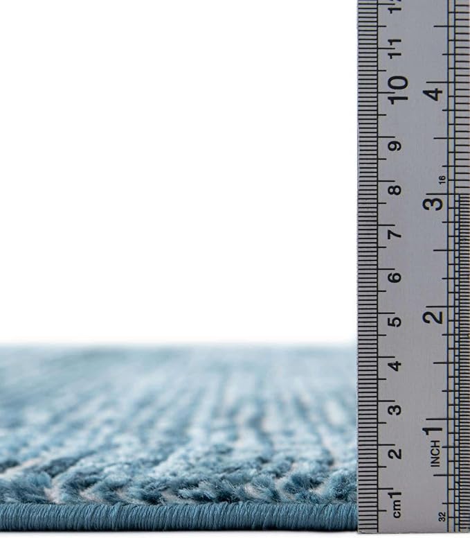 Unique Loom Finsbury Collection Area Rug - Kate (6' 1" x 9' Rectangle, Blue)