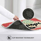 Candy Store Sign Bath Rugs for Bathroom Durable Flannel Bath Rug Clearance Mats for Forlaundry Room and Kitchen Decor Carpt Washable 15.7 x 23.6 Inch