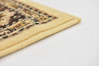 Unique Loom Reza Collection Traditional Persian Style Area Rug, 2 ft 7 in x 10 ft, Ivory/Brown