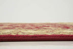 Unique Loom Voyage Collection Traditional Oriental Classic Intricate Design Area Rug (4' 0 x 4' 0 Square, Red/Gold)