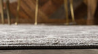 Rugs.com Lattice Frieze Collection Rug – 6' Round Light Gray Medium Rug Perfect for Kitchens, Dining Rooms