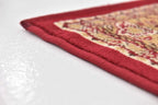 Unique Loom Reza Collection Traditional Persian Style Area Rug, 2 ft 7 in x 10 ft, Burgundy/Ivory