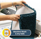 Muddy Mat® Shown on TV – Super Absorbent Door Mat Indoor, Microfiber Quick Dry Chenille Entryway Rug, Non-Slip Front Door Mat, Indoor Mats for Entryway, Machine Washable Pet Rug, Atlantic Blue 36"x72"