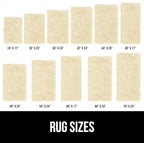 GORILLA GRIP Bath Rug Mat 60x24, Thick Soft Absorbent Chenille, Quick Dry Microfiber Mats, Rubber Backing Machine Washable Shower Floor Rugs, Bathmat Runner, Bathroom Home Decor Accessories, Sand