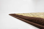 Unique Loom Versailles Collection Traditional Classic Medallion Floral Motif Area Rug (8' 0 x 8' 0 Square, Brown/ Ivory)