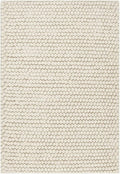 SAFAVIEH Natura Collection Accent Rug - 2'3" x 4', Ivory, Handmade Wool Blend, Textured Design, Ideal for Hallway, Bedroom, Foyer (NAT620A)